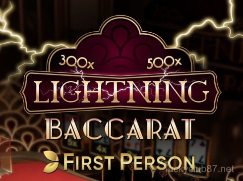 First Person Lightning Baccarat